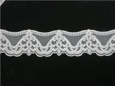 Organza broderi blonder